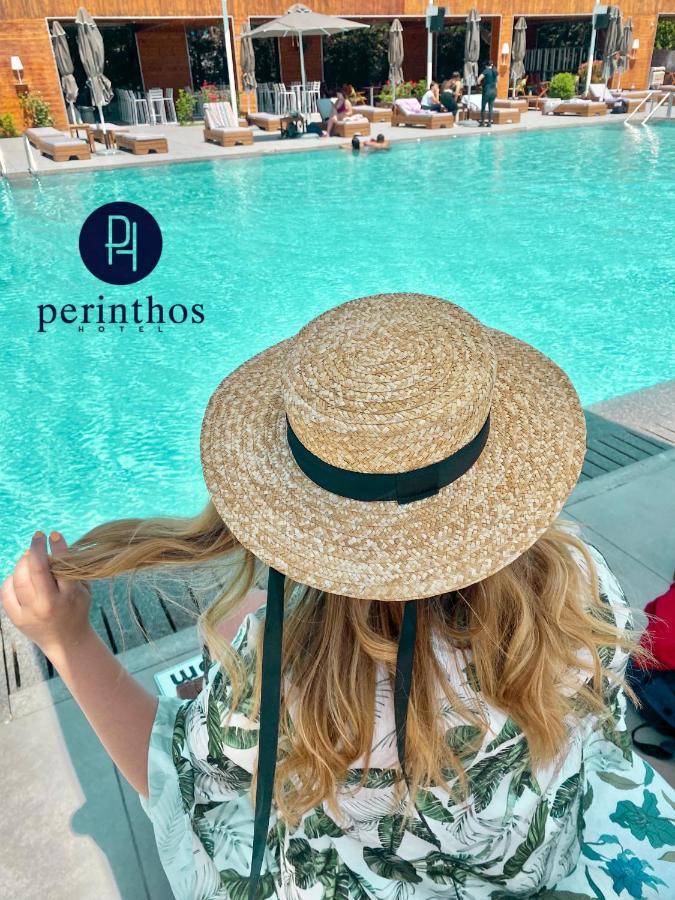 Perinthos Hotel Anchialos Bagian luar foto