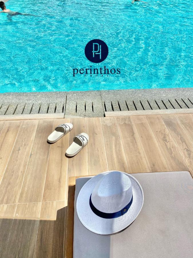 Perinthos Hotel Anchialos Bagian luar foto