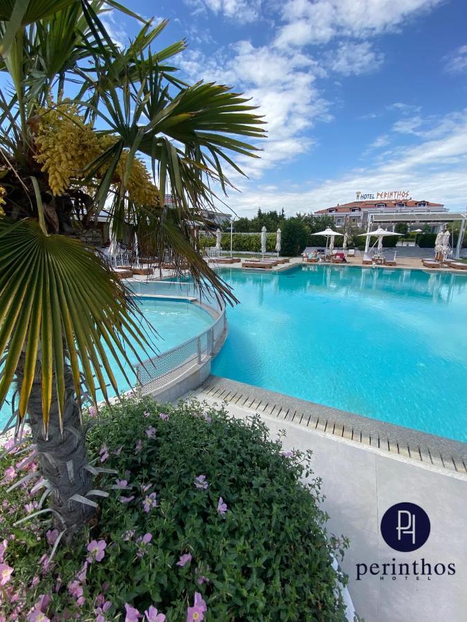Perinthos Hotel Anchialos Bagian luar foto