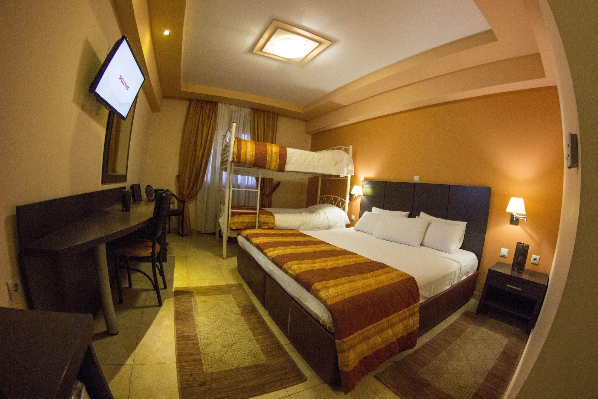 Perinthos Hotel Anchialos Bagian luar foto