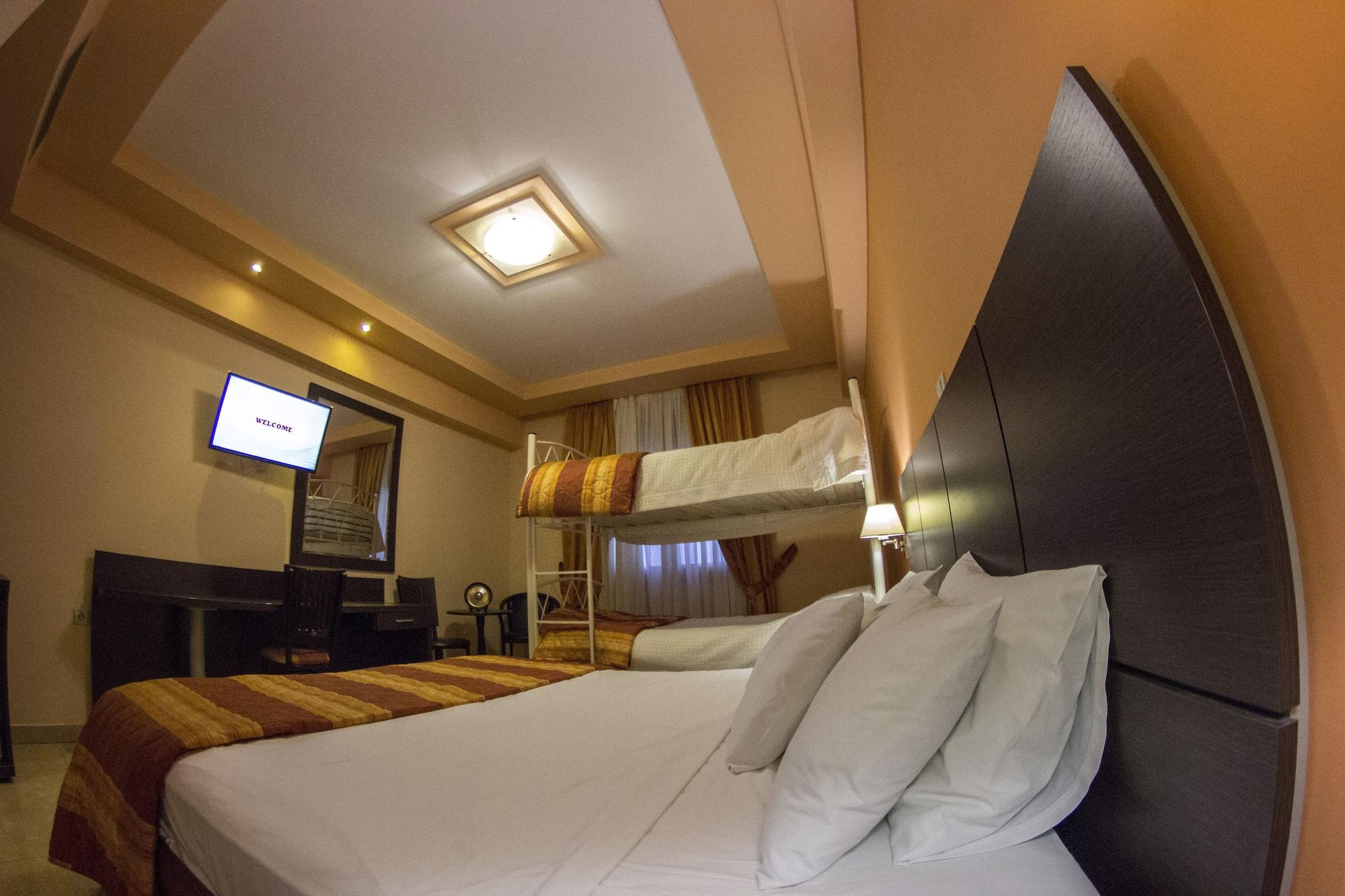 Perinthos Hotel Anchialos Bagian luar foto