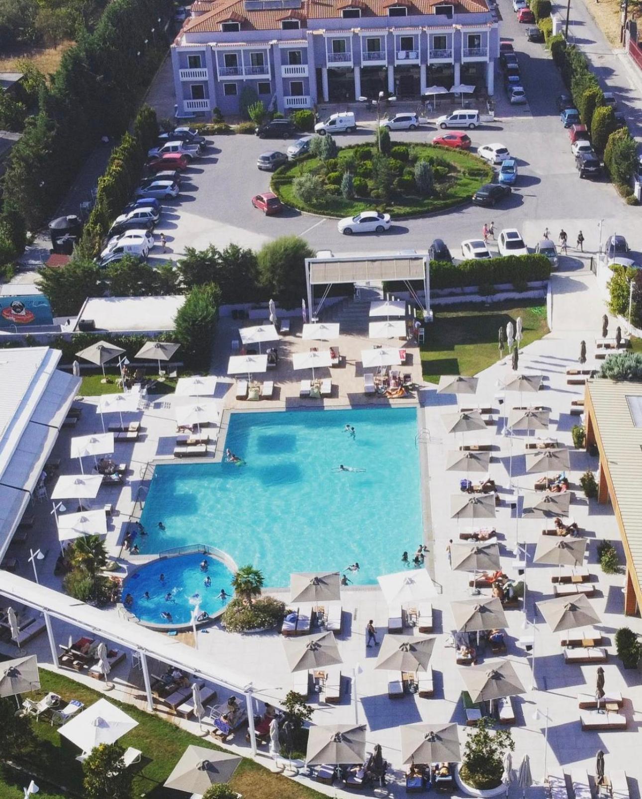 Perinthos Hotel Anchialos Bagian luar foto
