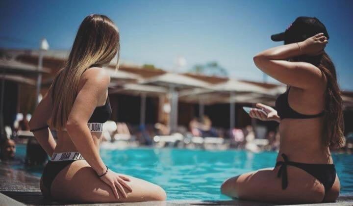 Perinthos Hotel Anchialos Bagian luar foto